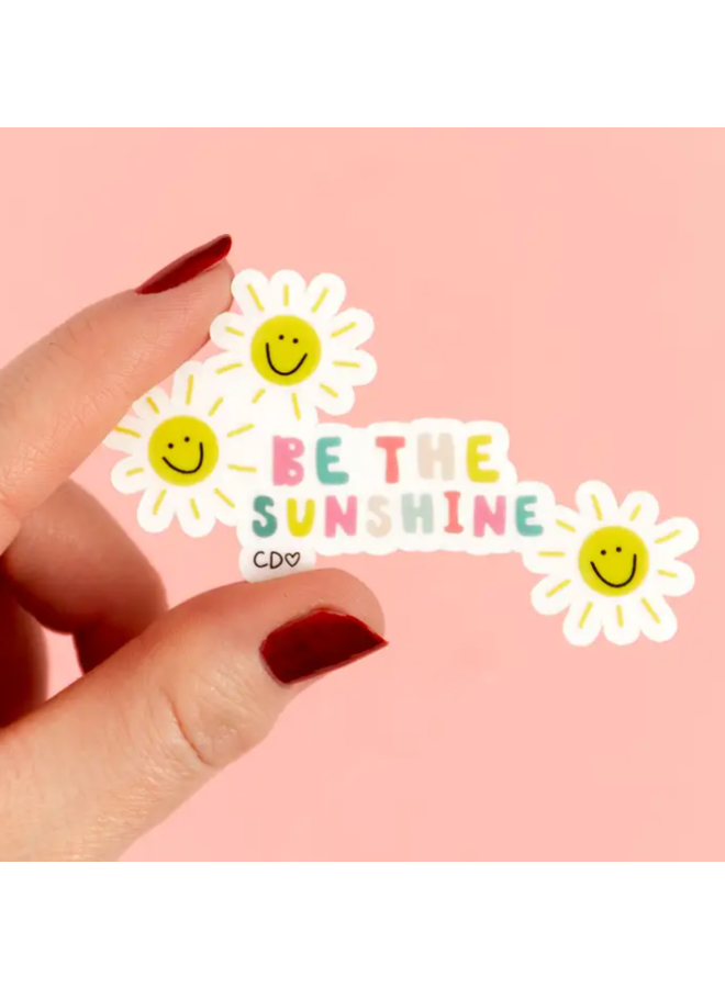 Be the Sunshine Clear Decal Sticker