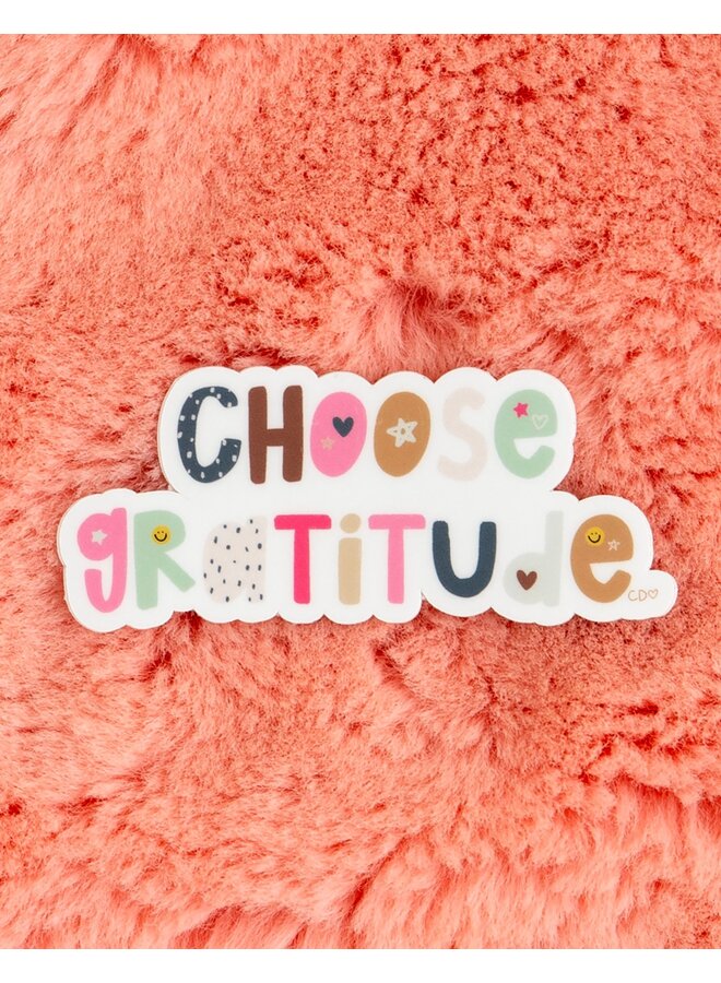 Choose Gratitude Decal Sticker