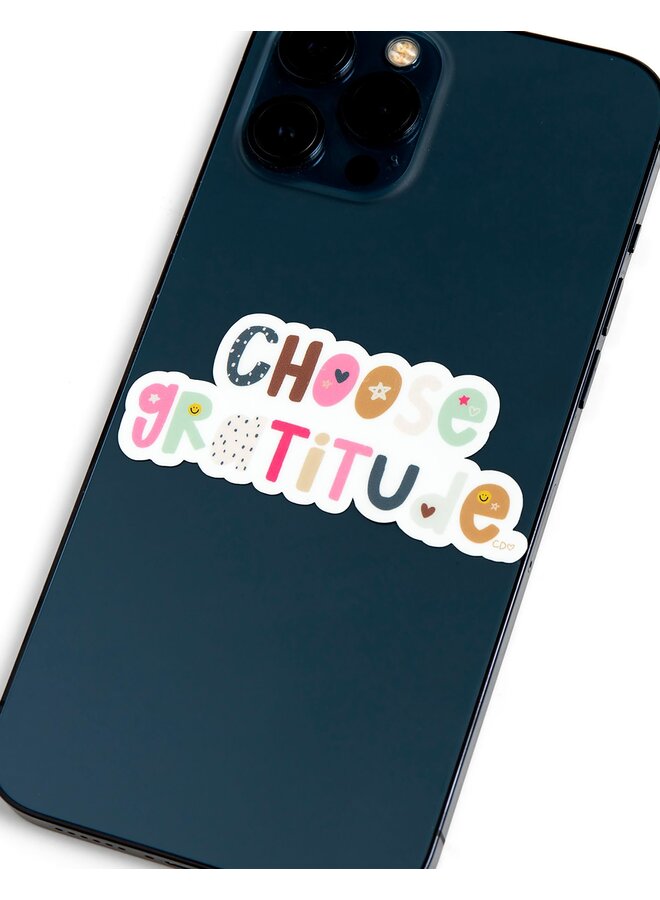 Choose Gratitude Decal Sticker