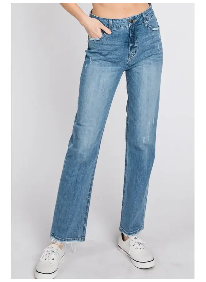 Romeo Distressed Relaxed Fit Medium Wash