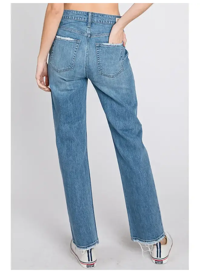 Romeo Distressed Relaxed Fit Medium Wash