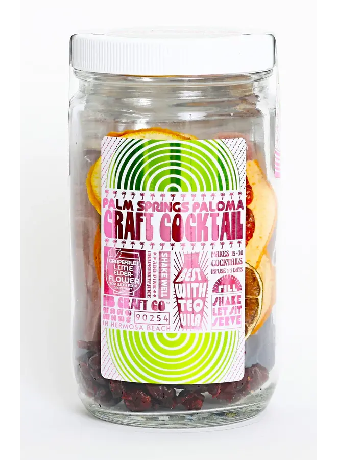 Palm Springs Paloma Craft Cocktail / Mocktail Kit Large 32 oz.