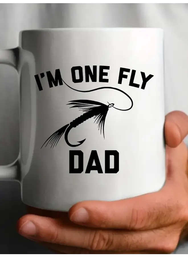 I'm One Fly Dad - Fishing Father's Day Coffee Mug