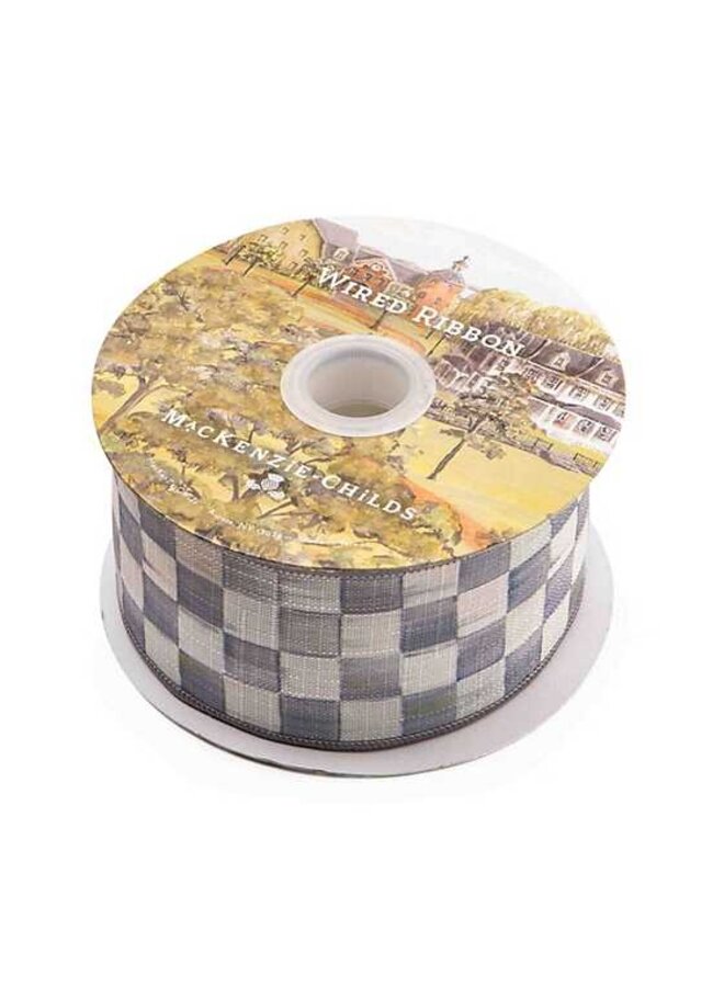 Sterling Check 2" Ribbon