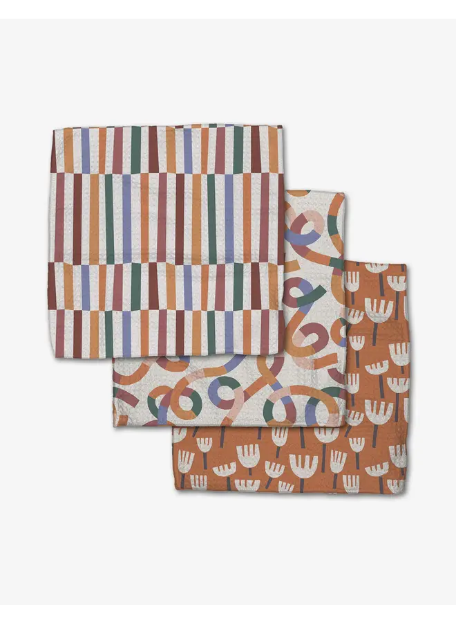 Cutout Shapes Dishcloth Set