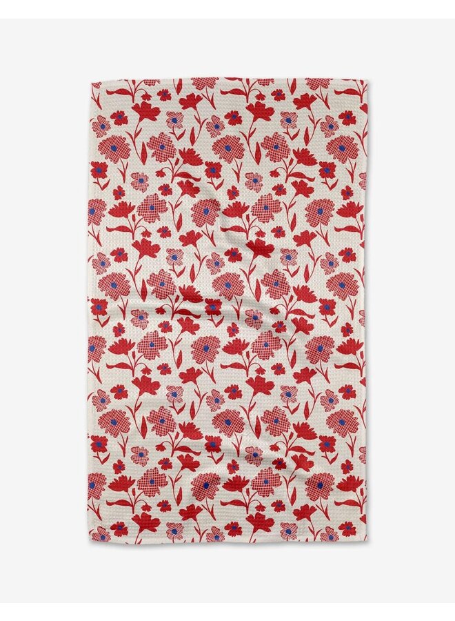 Carmine Tea Towel
