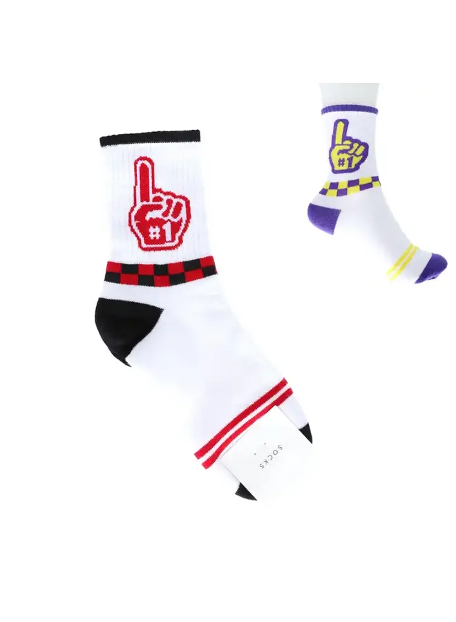 Foam Hand Cotton Socks -