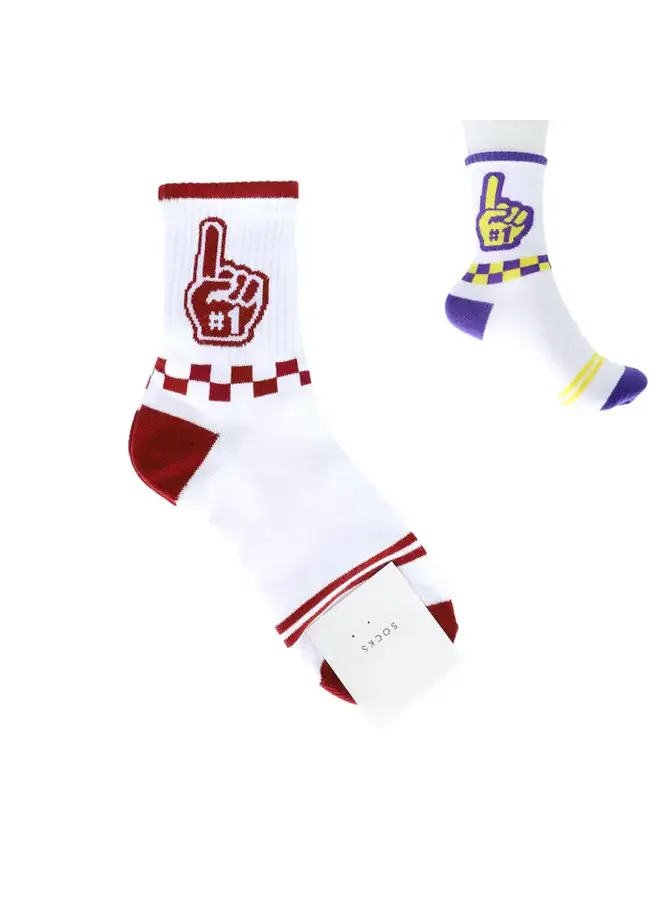 Foam Hand Cotton Socks -