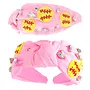 Baseball Headband - Pink/Yellow