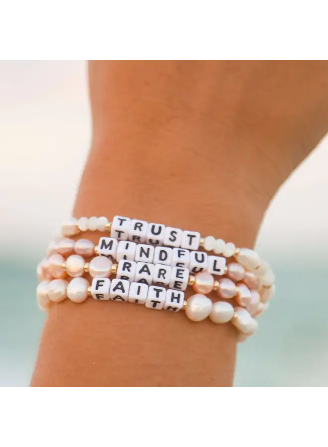 Shimmer Bracelet- Faith S/M