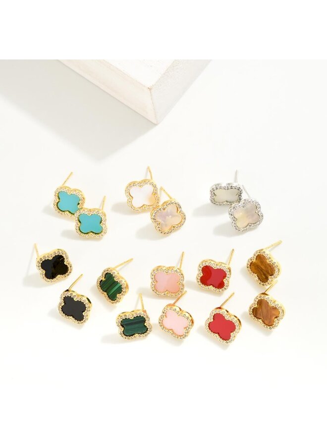 Clover Stud Earrings -