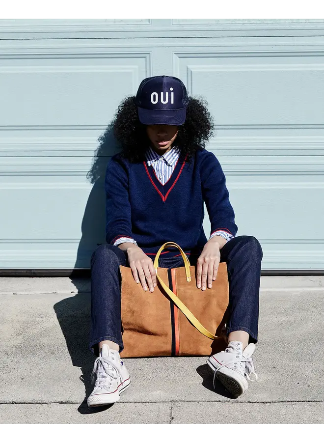 Navy Trucker Hat- Oui