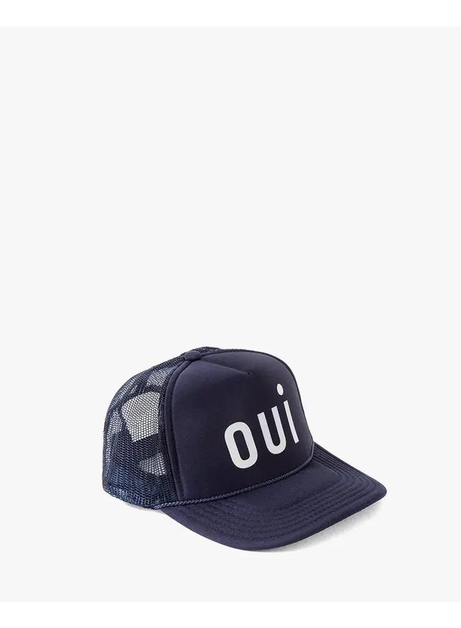 Navy Trucker Hat- Oui