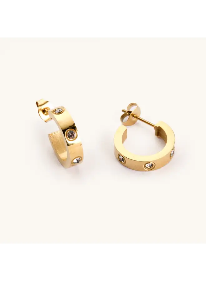 Corinne Gold Hoops