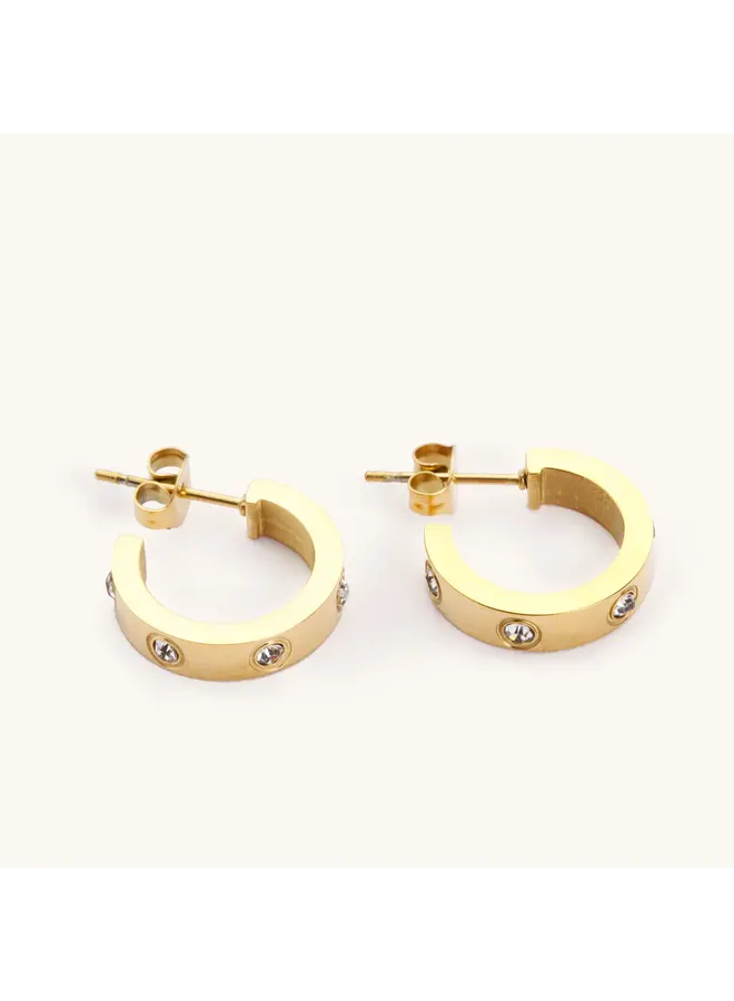 Corinne Gold Hoops
