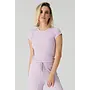 Lacey Basics S/S Tee - Lavender Glow