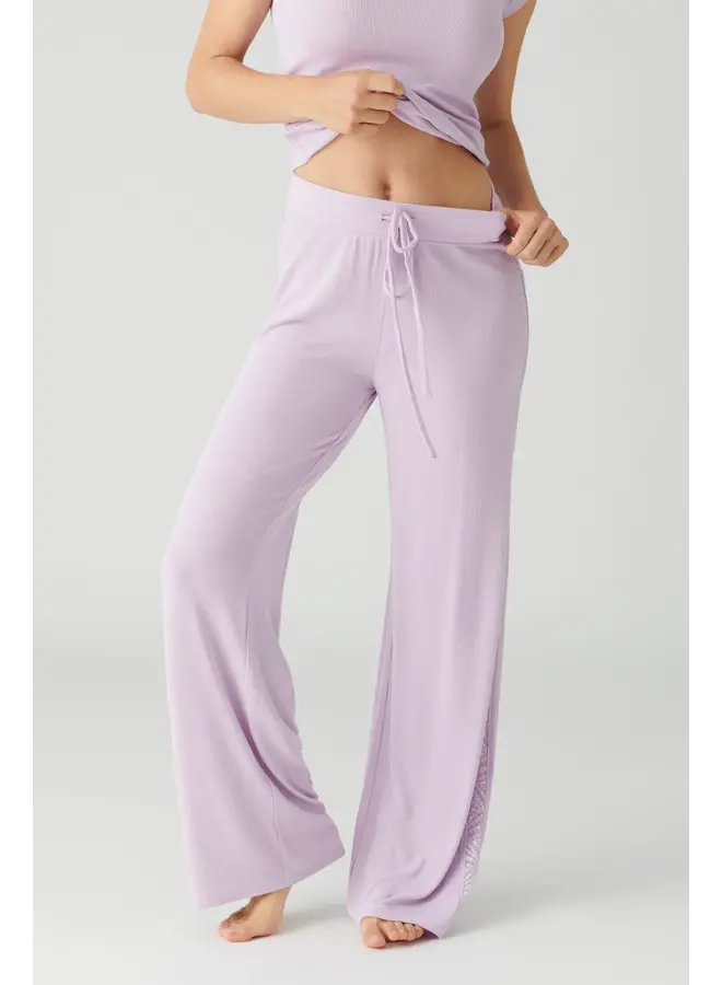 Lacey Basics Pant - Lavender Glow