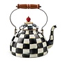 Courtly Check Enamel Tea Kettle - 3 Quart