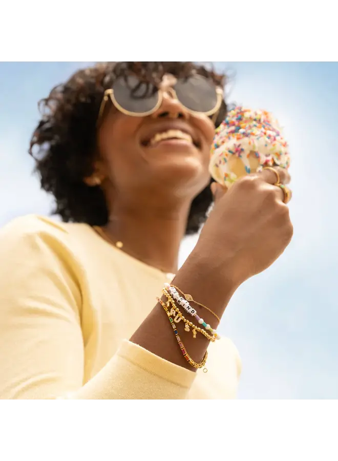 Be Kind Bracelet- Ice Cream Sprinkles