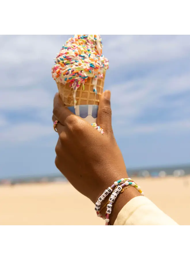 Be Kind Bracelet- Ice Cream Sprinkles