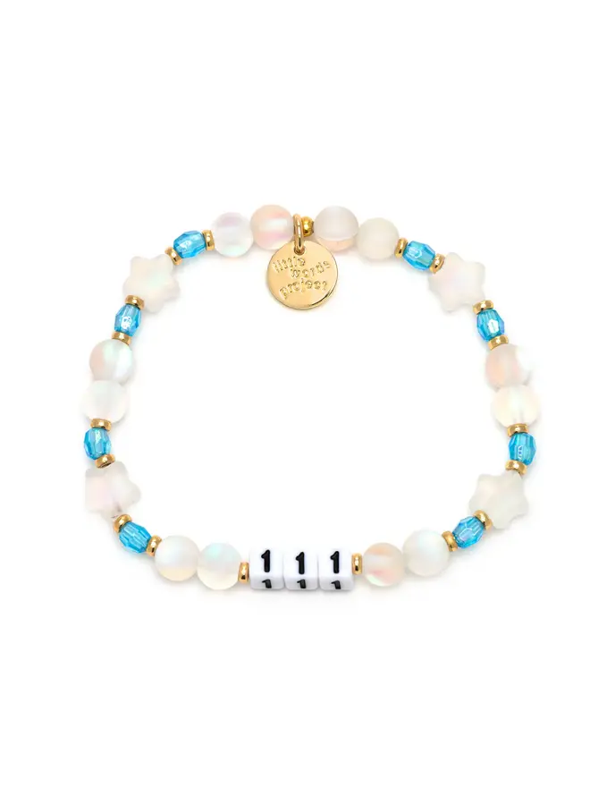 Angel Number - 111 Bracelet White Star
