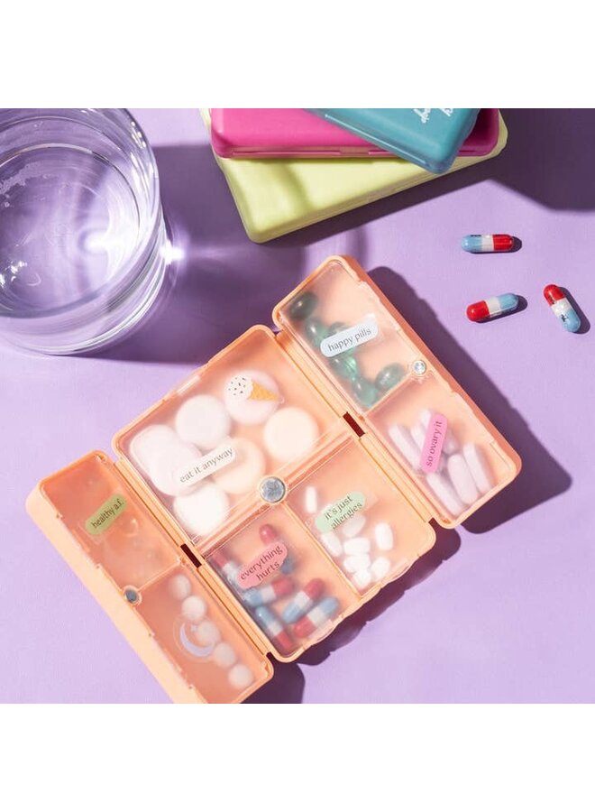 Crush Everything's Fine Pill & Vitamin Case