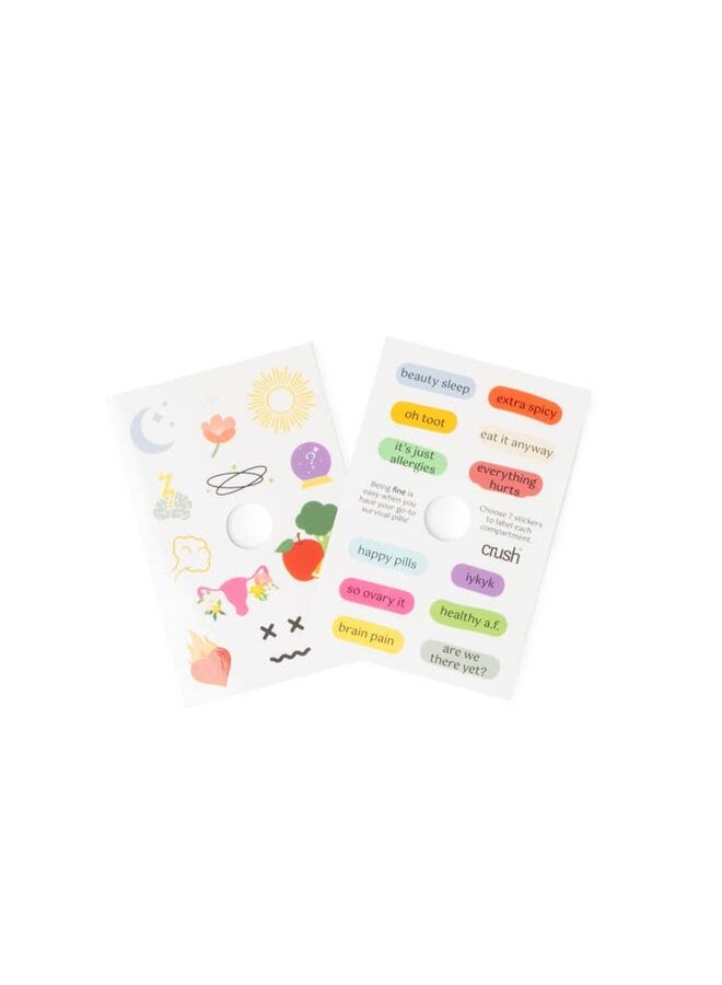 Crush Everything's Fine Pill & Vitamin Case
