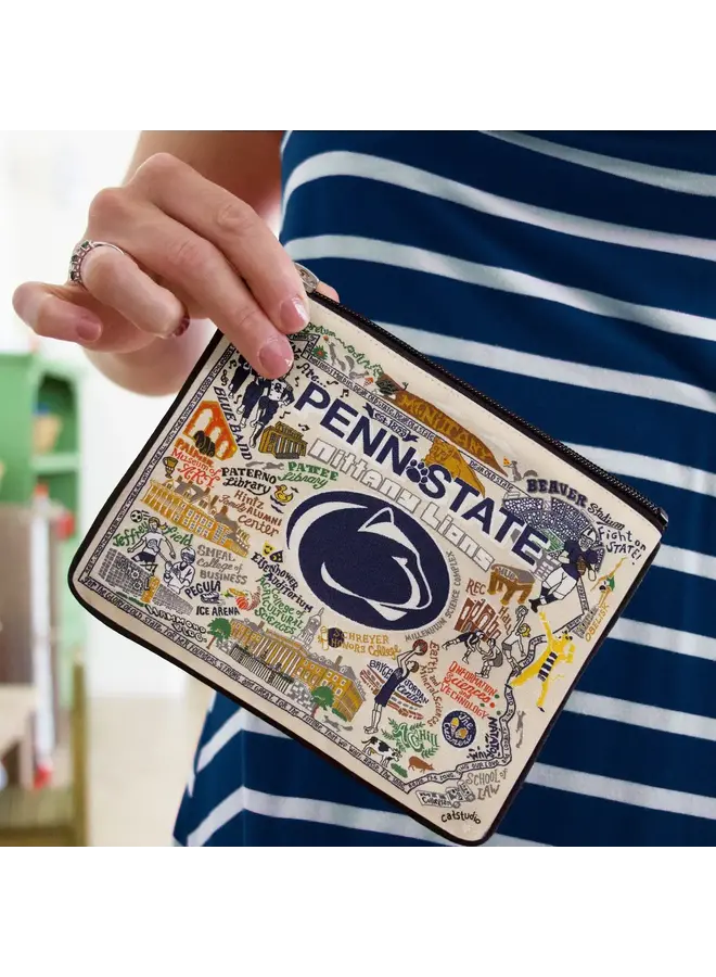 Penn State University Collegiate Zip Pouch