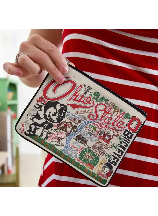 Ohio State University Collegiate Zip Pouch