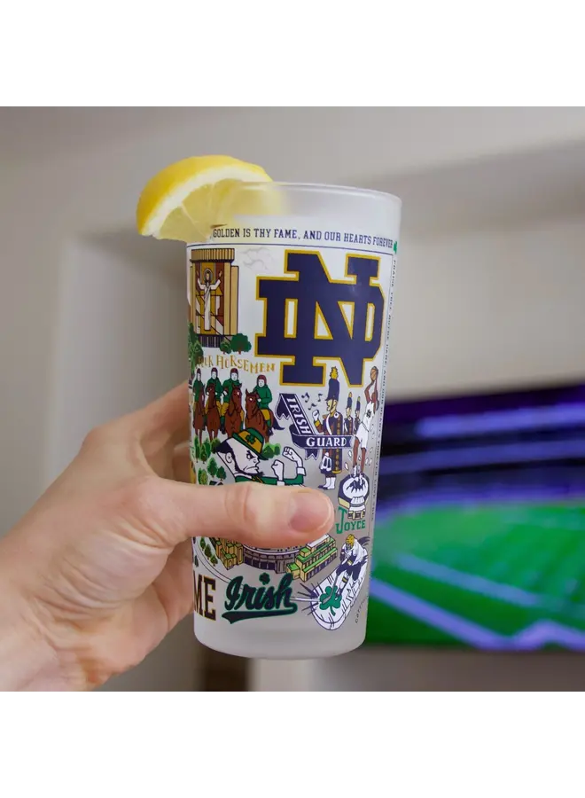Notre Dame Collegiate Drinking Glass Set