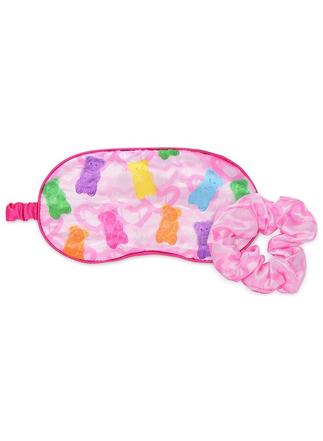 Beary Sweet Eye Mask & Scrunchie Set