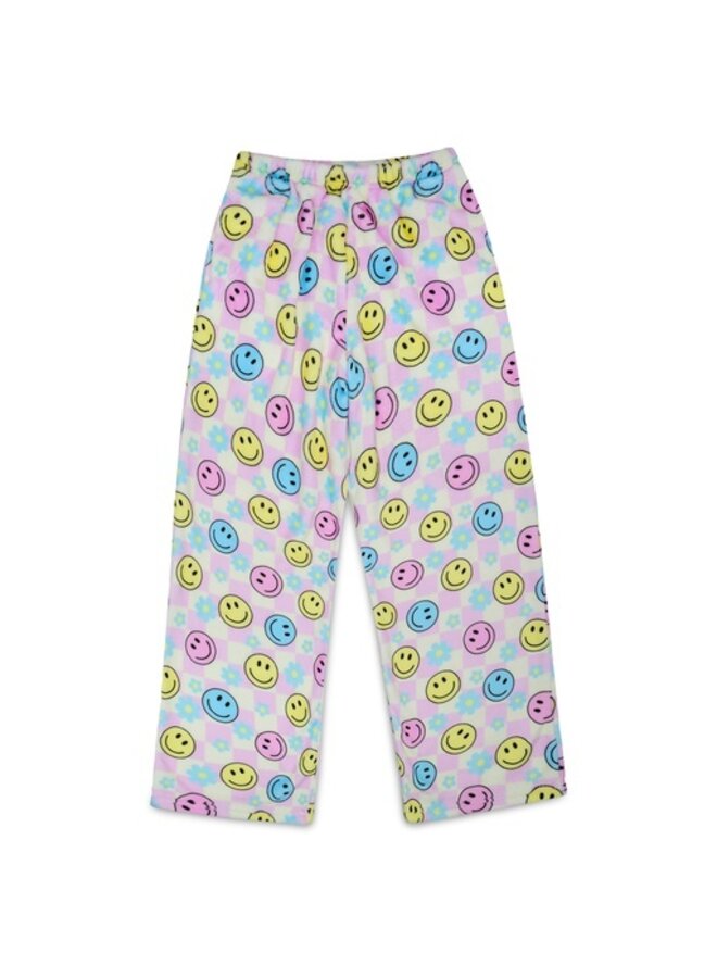 Happy Check Plush Pants