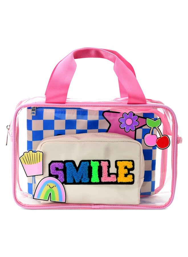 Smile Squad Cosmetic Bag Trio