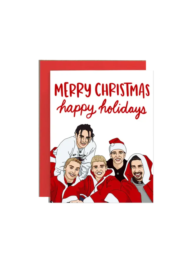 NSYNC Christmas Holiday Card