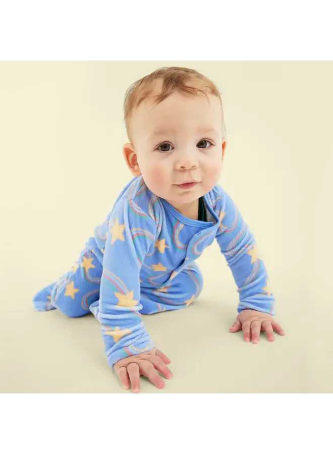 Starry Nights Velour Footie