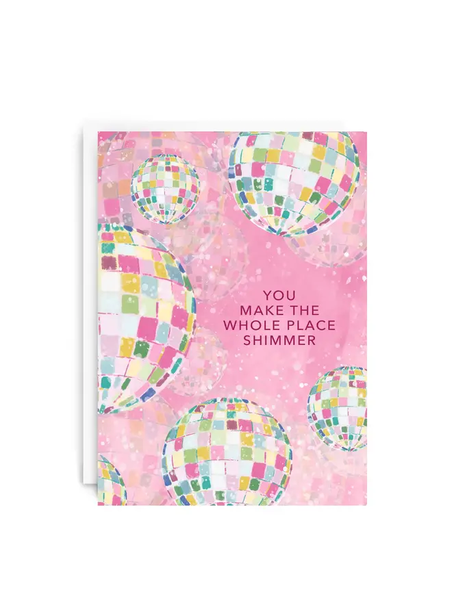 "the Whole Place Shimmer" Greeting Card / Taylor Swift