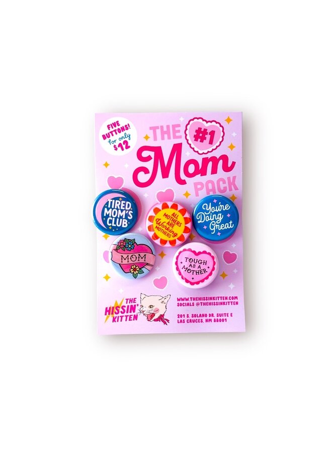 The #1 Mom Pack Magnet Back