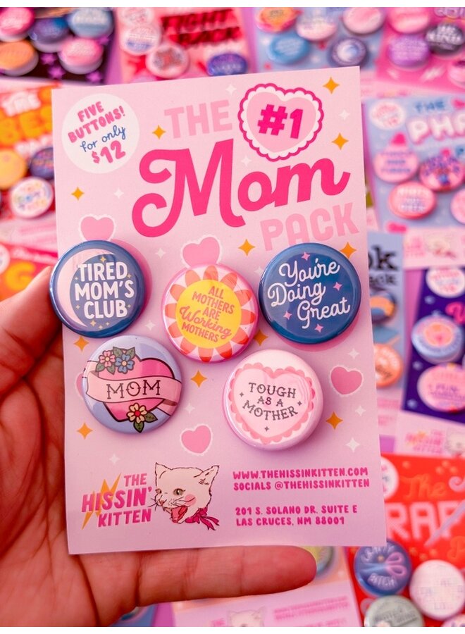 The #1 Mom Pack Magnet Back