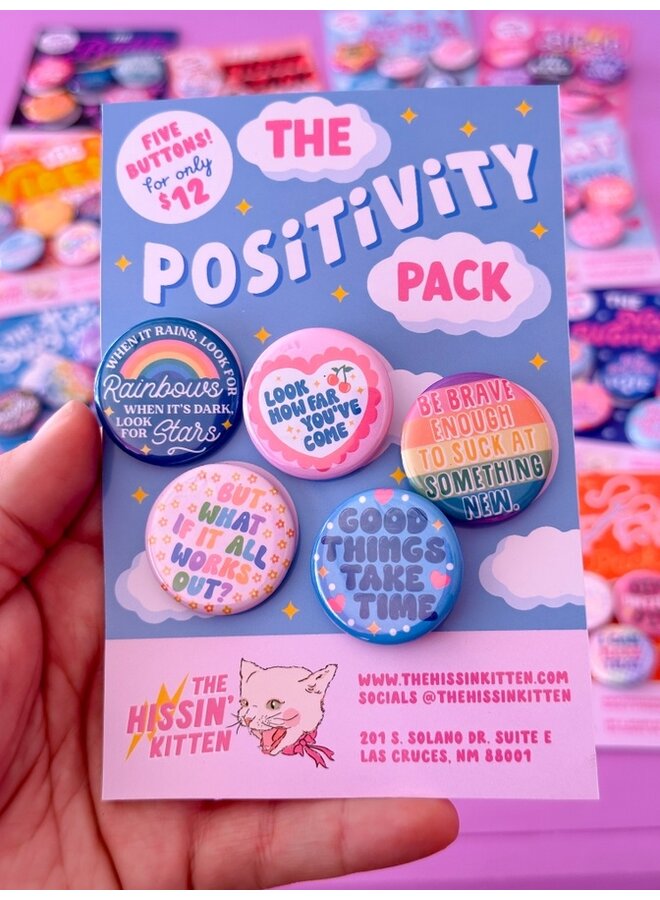 The Positivity Pack  Magnet Back
