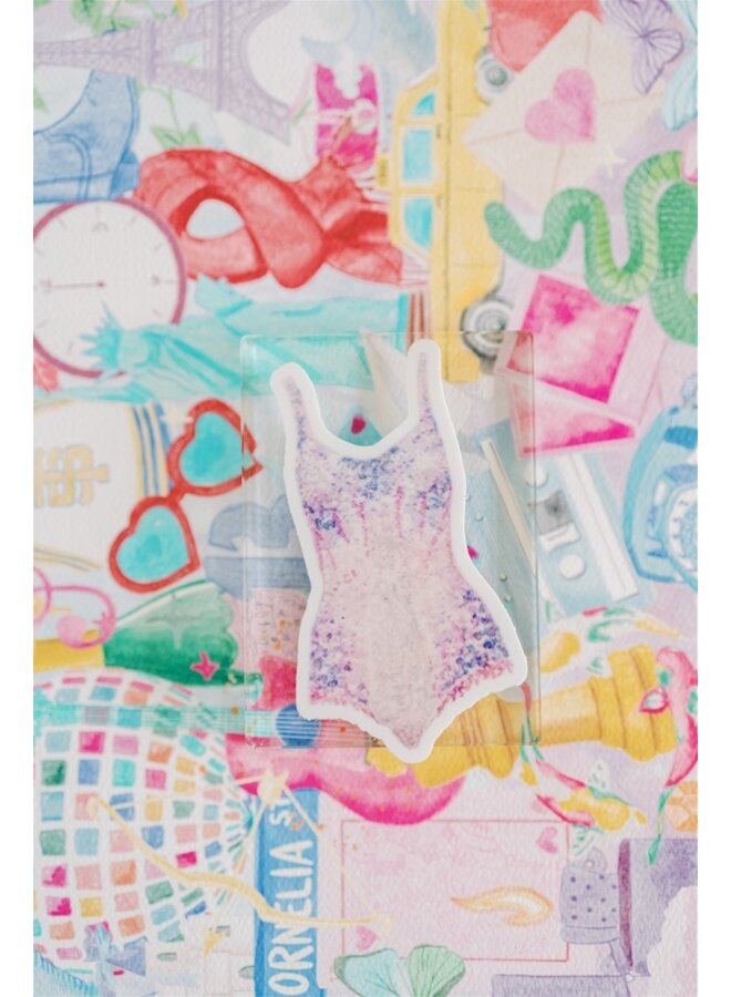 Taylor Swift Lover Costume Sticker