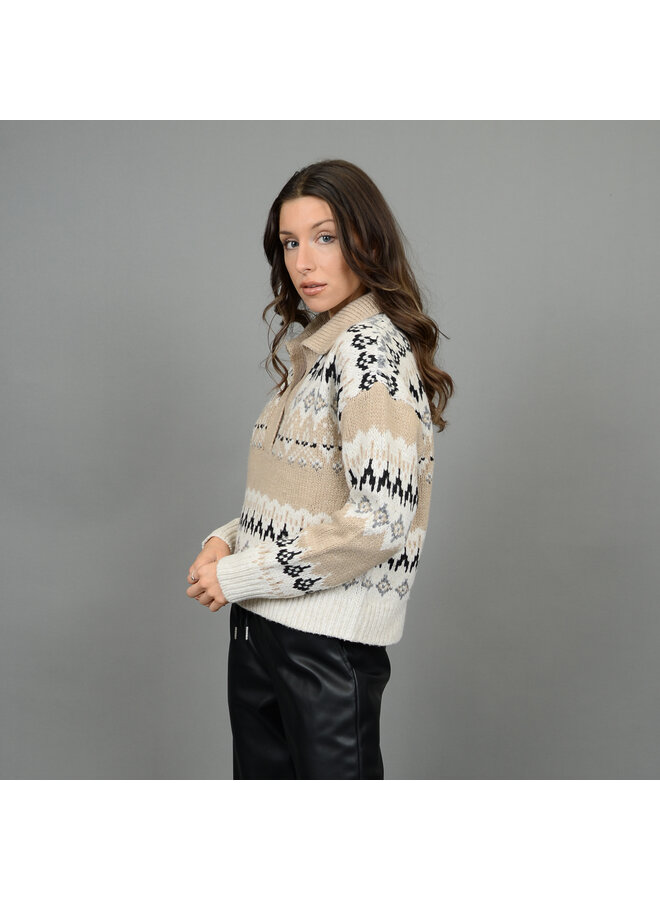 Adwoa Long Sleeve Polo Neck