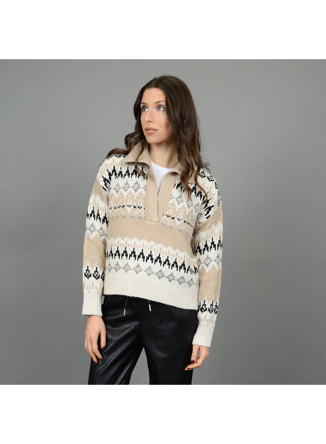 Adwoa Long Sleeve Polo Neck