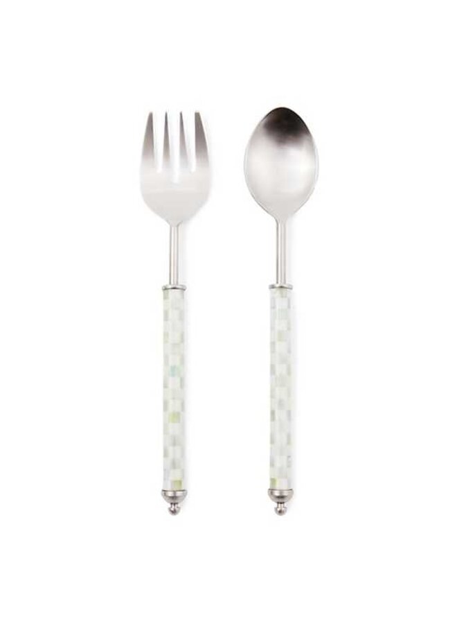 Sterling Check Supper Club Salad Serving Set