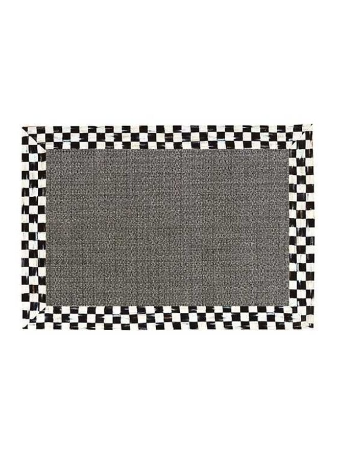Courtly Check 2' x 3' Grey Sisal Rug
