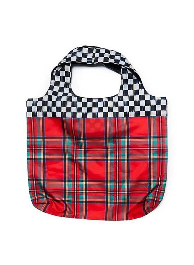 Red Tartan To Go Tote