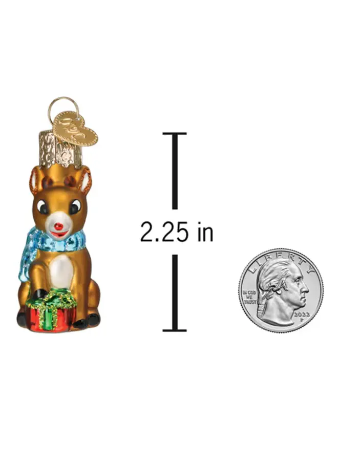 Mini Rudolph Ornament