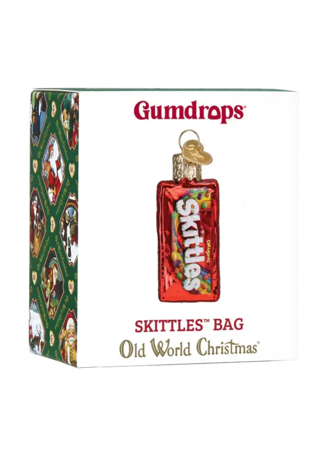 Mini Skittles Bag Ornament