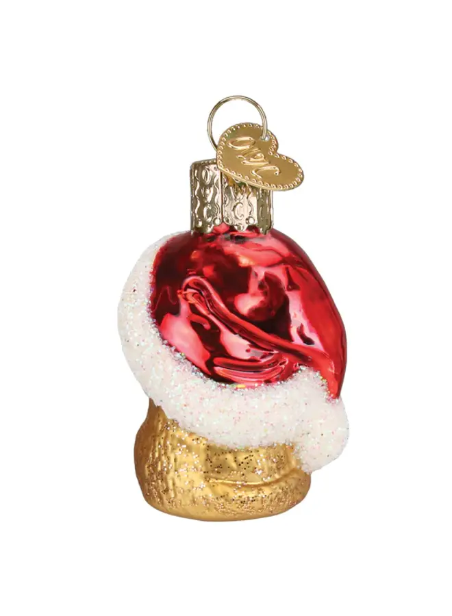 Mini Santa's Kitten Ornament