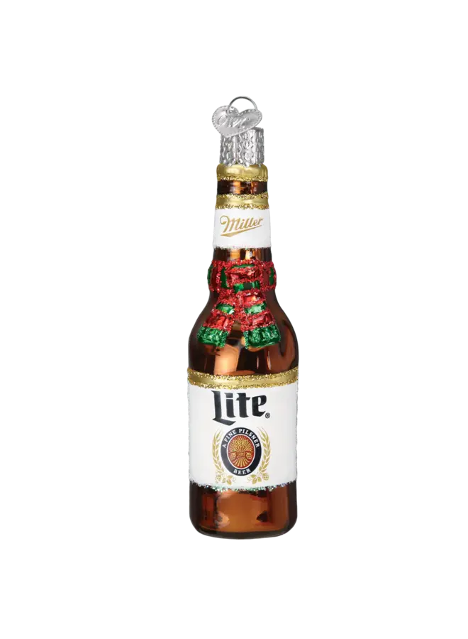 Holiday Miller Light Bottle Ornament