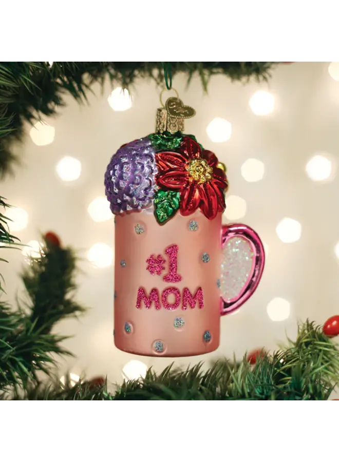 Best Mom Mug Ornament
